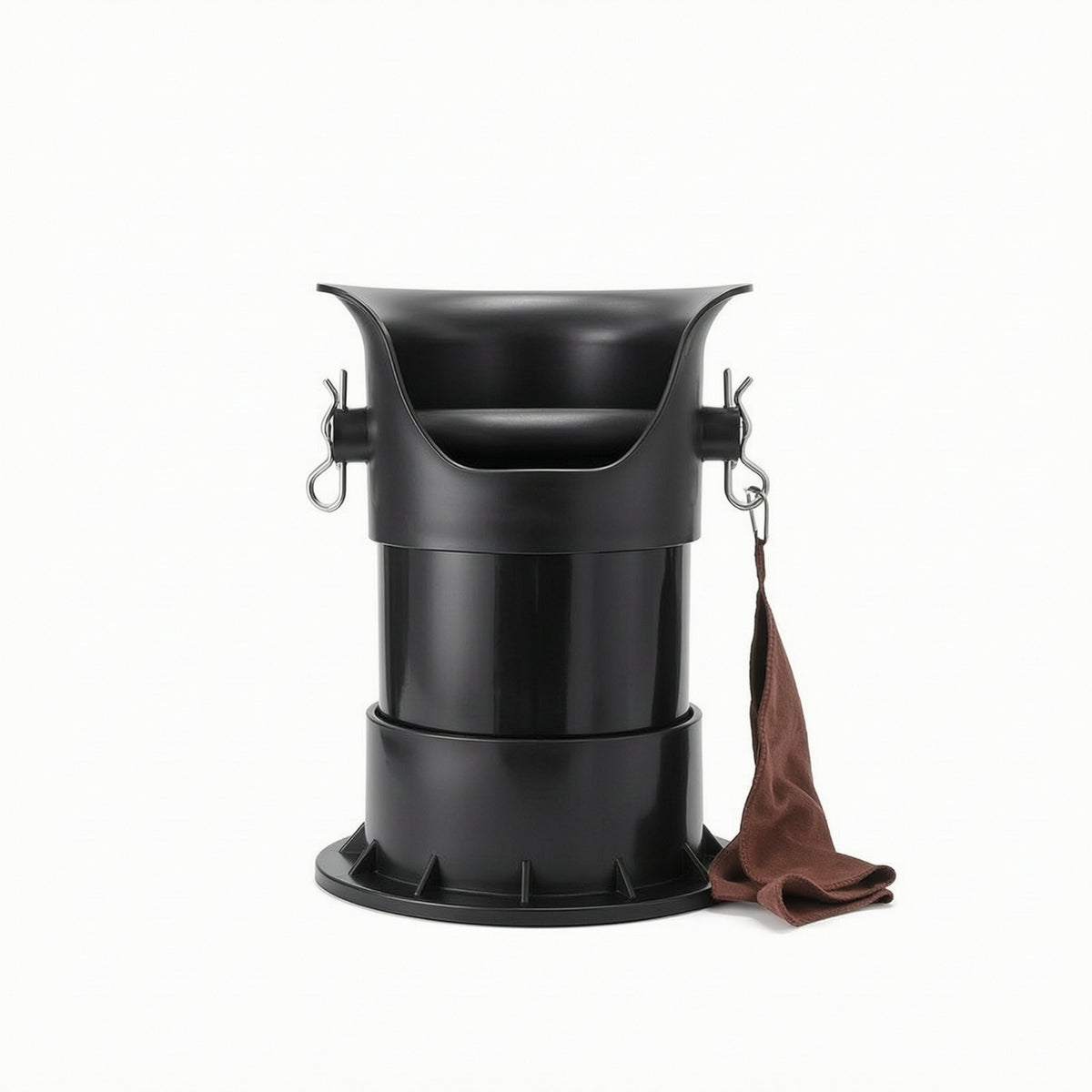 Espresso Knock Box Cylindrical Container Removable for Kitchen Countertops