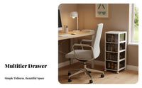 Slim Storage storage unit Space-Saving Drawer storage unit Sturdy Construction for Under Desk