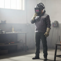 Fan Metal-Joining Helmet Fog Clear Visibility Auto Darkening Metal-Joining