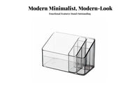 Clear Cosmetic Divider Tray Easy to Clean Divided Storage Tray flexible Design