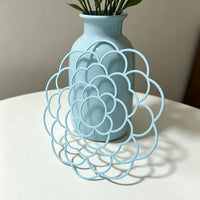 Foldable Flower Arrangement Support Grid for Vase Opening