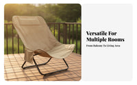 Double-Layer Replacement Seat Cover | Heavy-Duty 600D Oxford material, Moon Chair Cover, for Camping