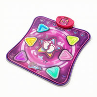 Light-up Double Dance Mat Wireless Dance Mat with Bluetooth Musical Toy Adjustable Volume for Children, Toddlers, Playroom, Birthday Party