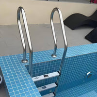 5-Step Pool Ladder Rust Resistant Stainless Steel Pool Ladder Heavy-Duty for Spa
