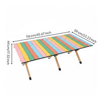 Folding Table Aluminum Alloy Outdoor Gear Carrying Bag Included