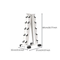 Multi-Tier Dumbbell Rack Heavy Duty 3 Tier Dumbbell Rack Easy to Use