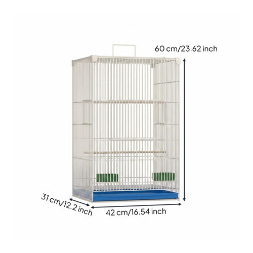 Large Bird Enclosure Extra Tall Pet Housing Coating for Living Room
