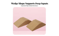 High-Density Cork Squat Ramp Wear-Resistant Cork Fitness Brick Long-Lasting for Weightlifters, Beginners, Gym, Physical Rehabilitation