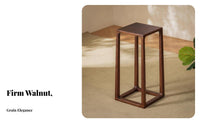 Tall Square Flower Table Sturdy Construction Plant Stand Stable Frame Elegant Design for Homeowners, Hosts, Balcony, Entryway