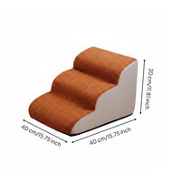 Non-Slip Pet Stairs Easy to Clean Senior Dog Stairs Soft Foam for Bed, Sofa