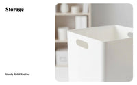 Square Lidded Bin Japanese aesthetic Lidded Container Decorative for Home Decorators
