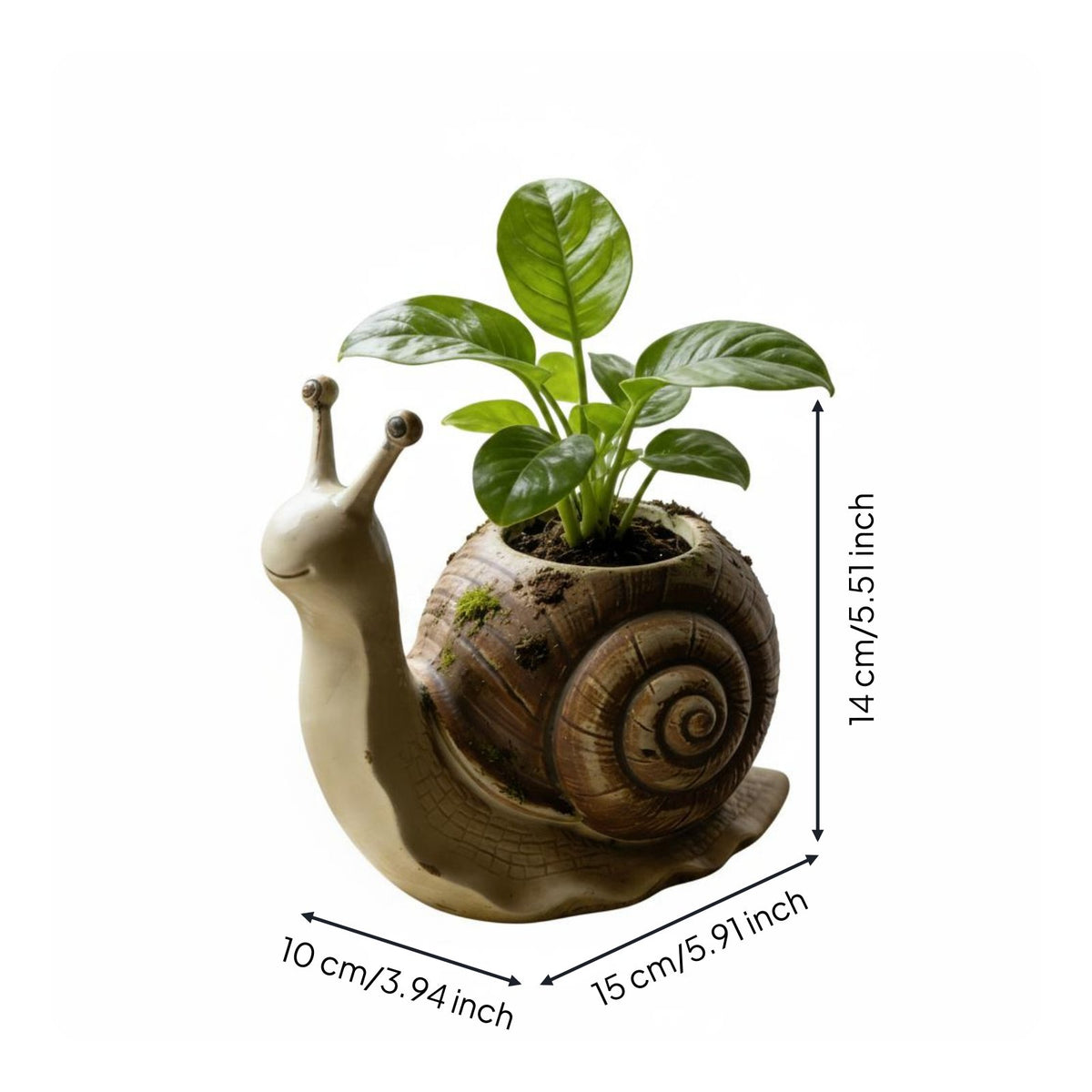 Flowerpot Cartoon Design Planter Resin for Patio