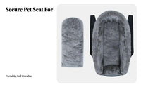 2-in-1 Design Center Console Cat Bed Soft Fabric Interior Center Console Dog Car Seat Soft Padded for Road Trips, Daily Commutes