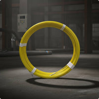 Reinforced Flexible Cable Threading Rod Low Friction Cable Snake Rods Heavy-Duty Wire Threading Rod Efficient for Electricians, Installers, DIYers, Conduit, Pipe, Workshop