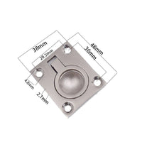 Boat Deck Hatch Handle Rustproof Recessed Boat Hatch Pull Mirror Polished