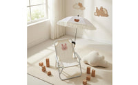 Pushchair Attach-on Umbrella Round Canopy Pushchair Shade Bear Decoration Infant Gear