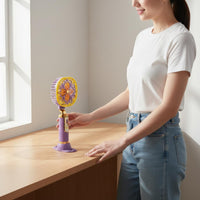 Mini Handheld Fan Compact Rechargeable Mini Fan 3 Speed Adjustable for Dorm Room