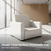 alabaster Single-Seat Couch configurable Combination Reception Sofa Modern design Sturdy Metal Legs for Adults