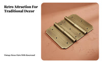 vintage brass Surface-Mount Hinge Detachable Furniture Hardware long-finaling