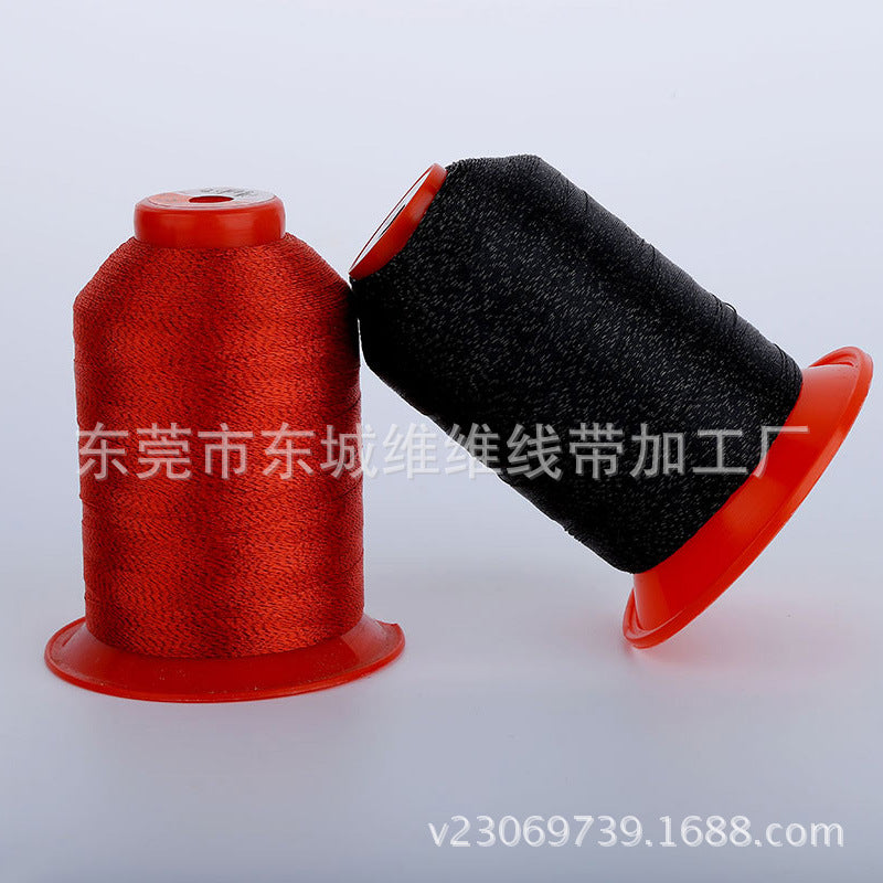 Multi-Color Metallic Polyester Conductive Fiber Sewing Thread for Insoles, Carpets, and Anti-Static Sewing Machines