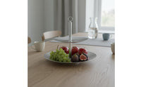 2 Tier Fruit Basket Nordic Style Two Tier Fruit Tray Food Home Storage for Housewarming Gift, Dining Table
