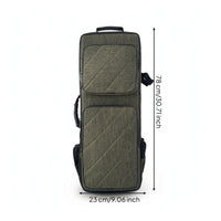Double flutes Carry Bag Padded flutes Bag Zippered Case with Shoulder Strap for School