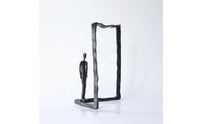 Modern Abstract Human Figurine Minimalist Decorative Sculpture Industrial Decorative Figurine Textured for Art Lovers, Homeowners, Office, Coffee Table, Entryway, Bedroom