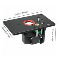 Table-Mounted Routing System Stable Support Mounting Precision Router Lift Aluminum Alloy Power Tool Accessory for Carpenters