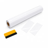 Transparent PVC Self-Adhesive Furniture Protector Roll, 17 x 200 inches