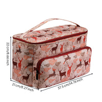Craft Storage Tote Zippered Craft Bag Large Capacity for Travel, Crafters