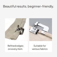 Presser Foot for Home Sewing Machine, Binding Hemming