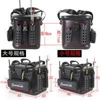 Lure Box Fishing Box Seat Sea Fishing Bucket Integrated Water Bucket Fish Bucket Live Fish Fishing Bucket Raft Fishing Equipment