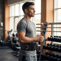 Padded Hybrid Weightlifting Belt Adjustable Weightlifting Belt with Quick-Release Buckle Textured Long-Lasting for Lifters, Athletes, Workouts