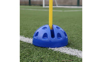 Soccer Flag Stand Portable Water-Fillable Training Base Leak-Resistant Athletic Gear for Coaches, Kids