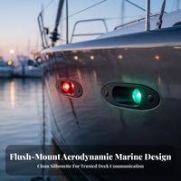 Low-Profile Flush Mount Side Lights