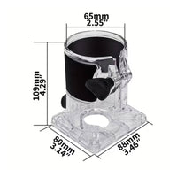 Guard Cover with Square Base Visible Router Guard Dustproof for Craftsmen