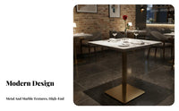 Booth, Table, and Chair Combination Sintered Stone surface Commercial Furniture Complete Dining Set long-lasting Construction