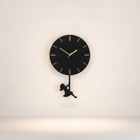 Pendulum Wall Clock Modern Wall Clock with Pendulum Decorative for Home Office