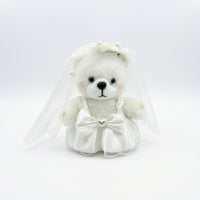 Teddy Bear Pendant Mini Stuffed Bear with Clothing Colorful for Couples