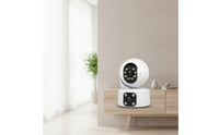Easy Setup Home Security Camera Motion Detection Indoor Security Camera Night-Vision Smart for Families, Parents, Living Room, Nursery, Entryway