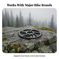 Direct Mount Chainring Anti-Chain Drop Direct Mount Chainwheel Mountain Bike Chainring Aluminum 7075 Drivetrain Part CNC Cut