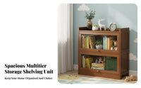 360-Degree Rotating Revolving bookshelf Space-Saving 5-Tier Revolving Book Tower Large Capacity bookshelf Easy reach from All Sides for Children, Students, Parents, Living Room, child's Bedroom, Playroom, Corner