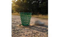Golf Ball Picker Basket Easy to Carry Golf Practice Ball Basket opening Grid Design Training Gear for Driving Range