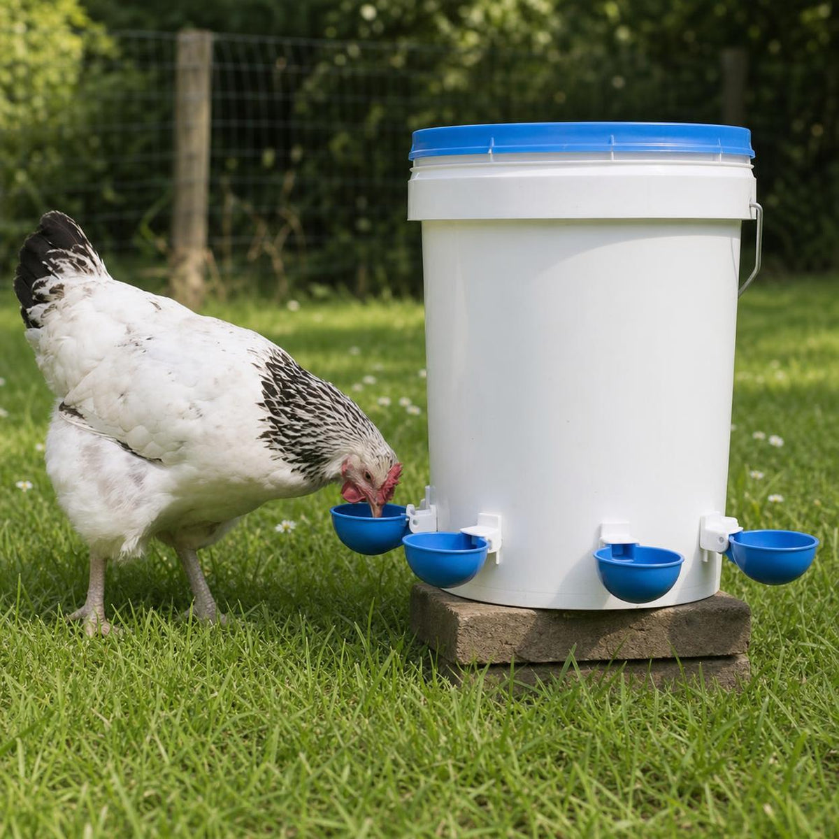 Automatic Chicken Water Cup Large Thickened Poultry Feeder Drinker for Birds