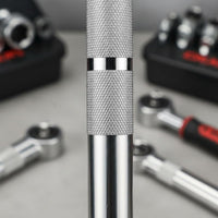 1/2 Inch Drive Reversible Ratchet Non-Slip Grip Automotive Tool for Tight Areas