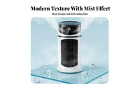 Low Noise USB Personal Air Cooler 3 Speeds USB Desk Cooler Large Water Reservoir for Office, Bedroom, Dorm Room