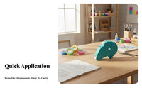 Masking Tape Applicator Portable Masking Tape Dispenser Precise Application Space-Saving Design for Crafters