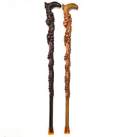 Wenge Wood Cane with Ebony Peach Design