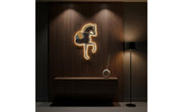 Modern Design 3D Layered Horse Wall Art Success Symbol Backlit Horse Wall Decor Laser Cut Design House Decoration Wireless Controller Control for Entrance, Hallway, Living Room, Office