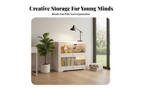 Clear Bedside Trolley Transparent Design Side Table Modern aesthetic for Dorm Room